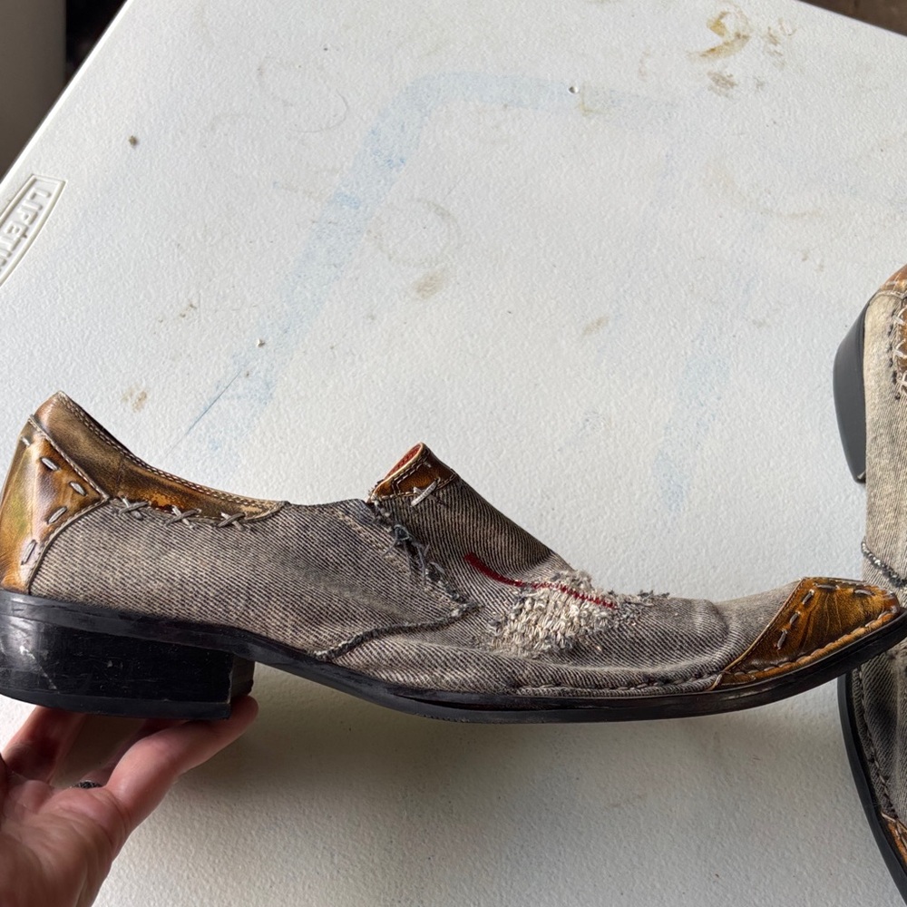 Robert Wayne-Implode Men's Patchwork Shoes - image 2